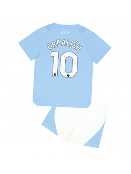 Manchester City Jack Grealish #10 Dječji Domaci Dres kompleti 2023-24 Kratak Rukavima (+ kratke hlače)